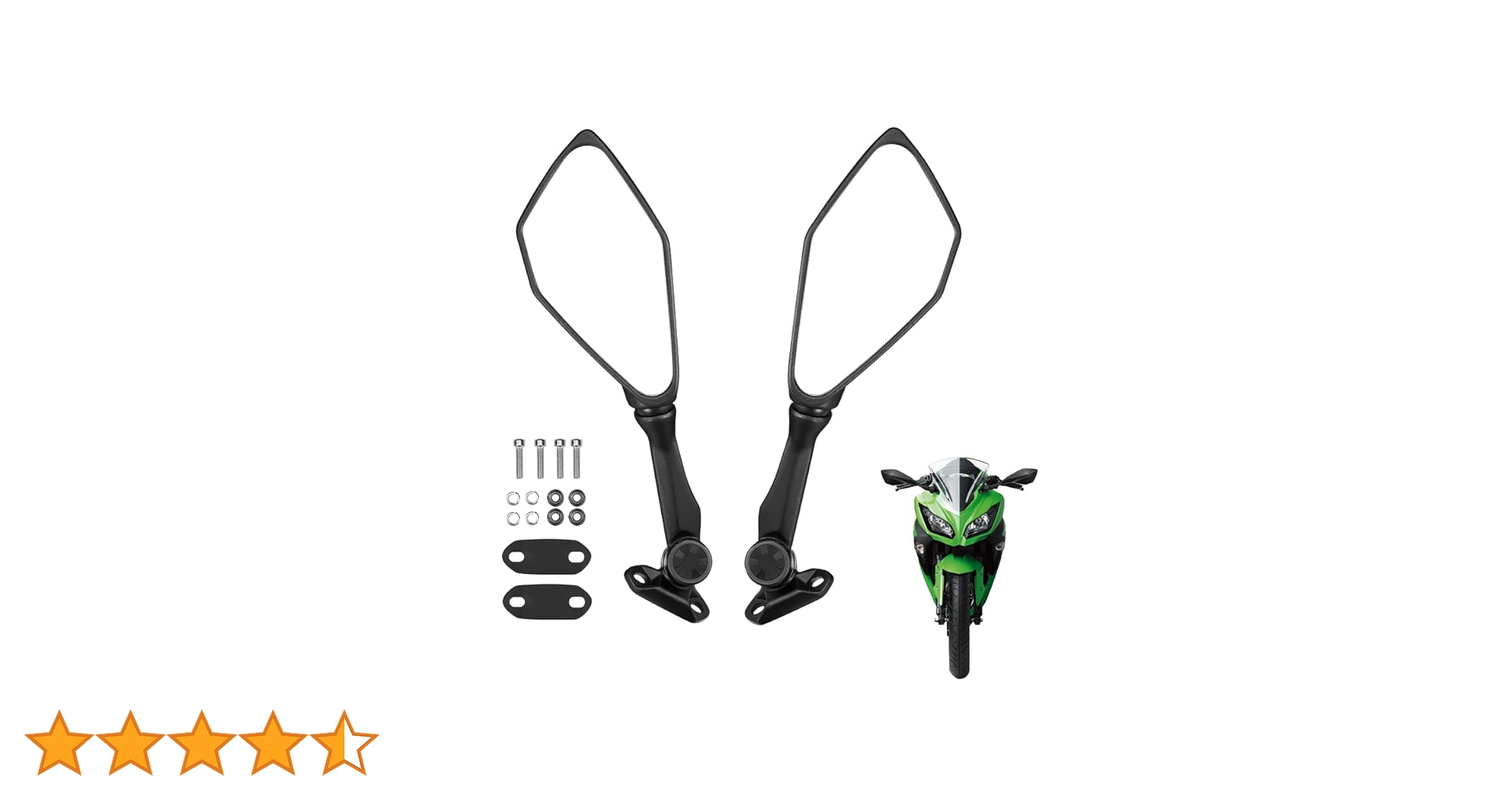 ※wauです。 Amazon | KEMIMOTO ニンジャ300ミラー Ninja 400 250 500 ZX6R